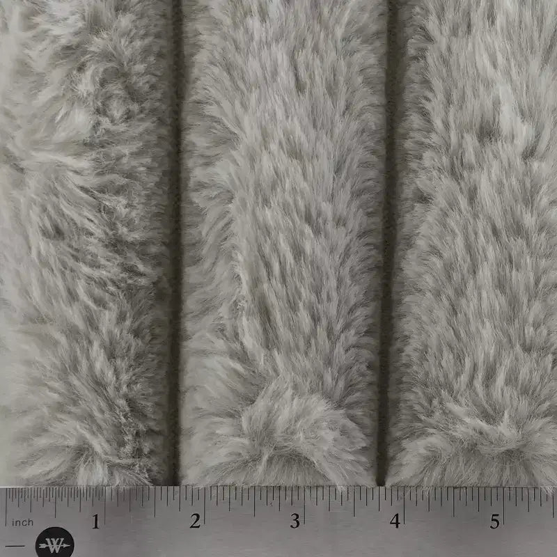 Pouf de rangement en tissu douillet Merced Plush Furry Channel - iNSPIRE Q