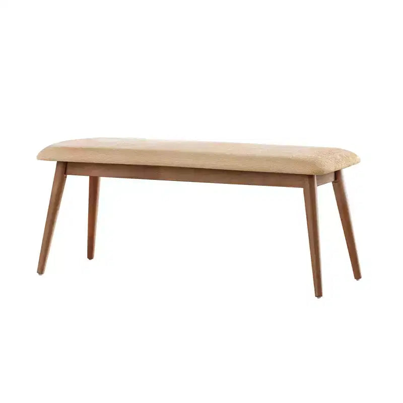 Pierre Mid-Century Modern Tapered Upholstered Dining Bench - iNSPIRE Q