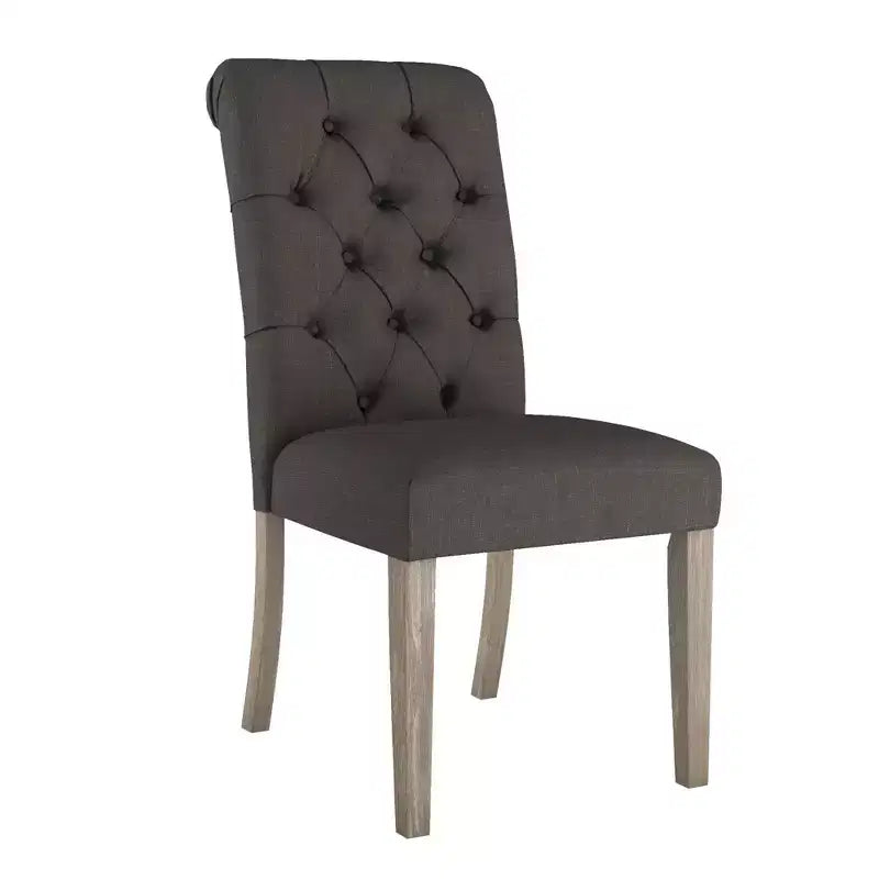 Chaises Parsons Gramercy à dossier roulé et touffeté (lot de 2) - iNSPIREQ