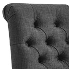 Chaises Parsons Gramercy à dossier roulé et touffeté (lot de 2) - iNSPIREQ