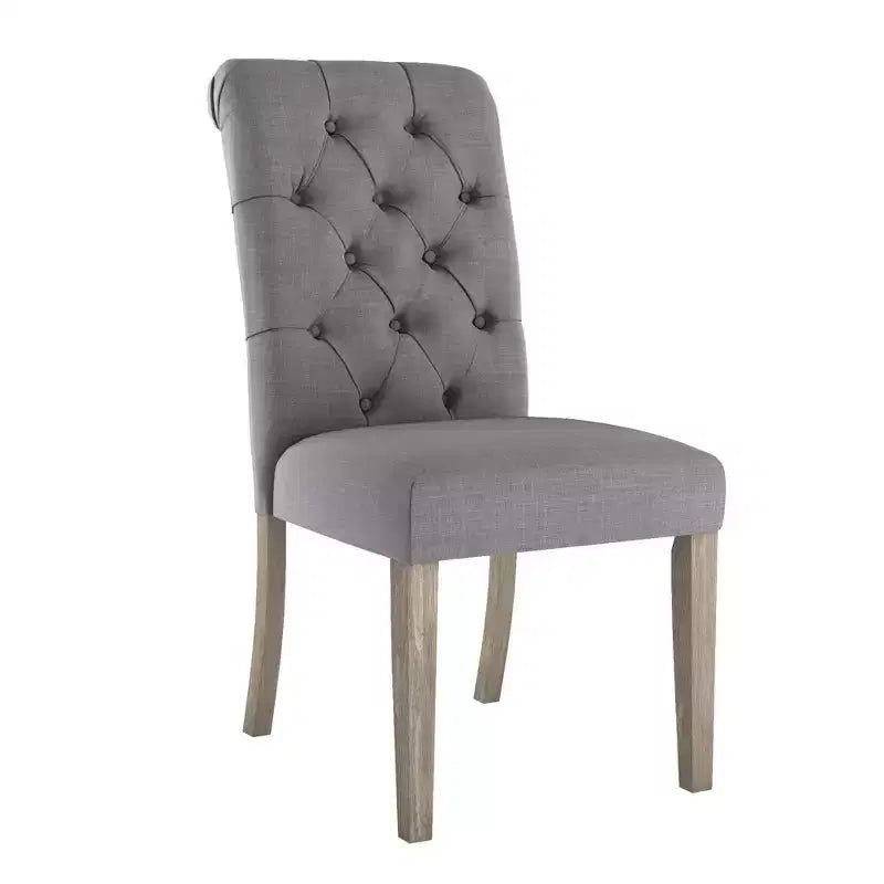 Chaises Parsons Gramercy à dossier roulé et touffeté (lot de 2) - iNSPIREQ