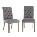 Chaises Parsons Gramercy à dossier roulé et touffeté (lot de 2) - iNSPIREQ
