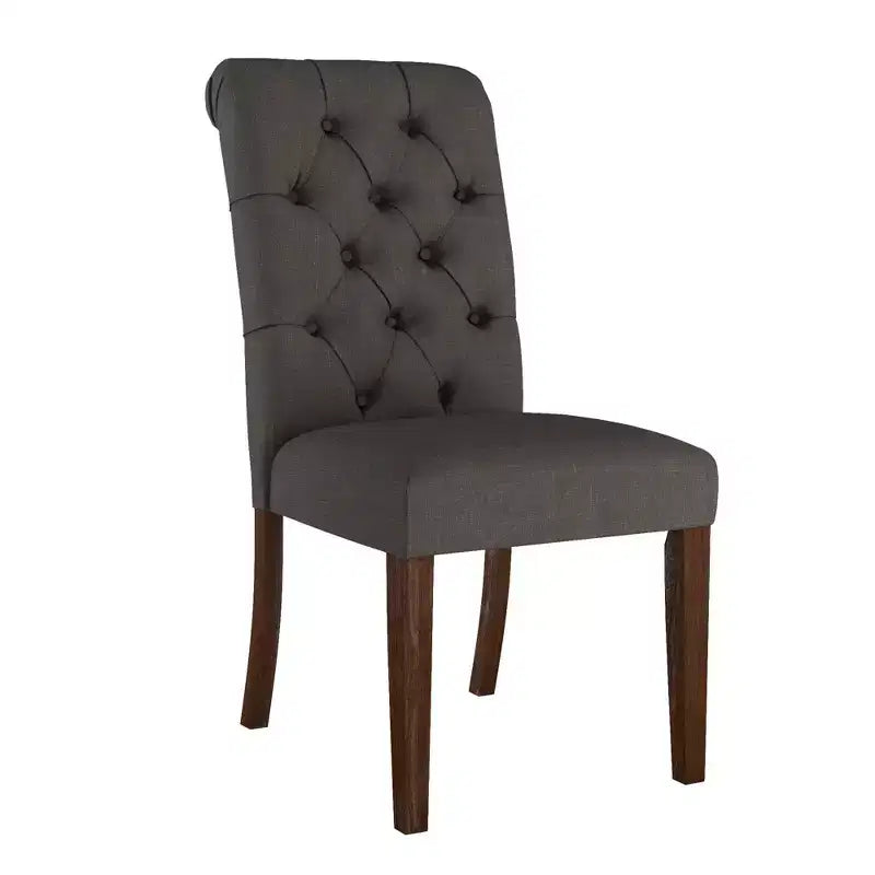 Chaises Parsons Gramercy à dossier roulé et touffeté (lot de 2) - iNSPIREQ