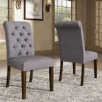 Chaises Parsons Gramercy à dossier roulé et touffeté (lot de 2) - iNSPIREQ