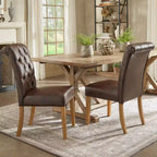 Chaises Parsons Gramercy à dossier roulé et touffeté (lot de 2) - iNSPIREQ