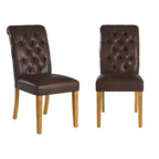 Chaises Parsons Gramercy à dossier roulé et touffeté (lot de 2) - iNSPIREQ