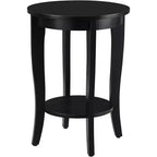 HomeStock Table d'appoint rectangulaire en bois 1 pièce