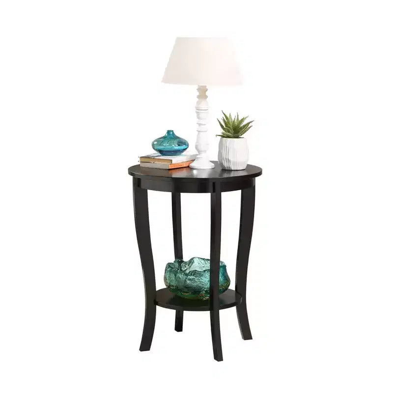 HomeStock Table d'appoint rectangulaire en bois 1 pièce