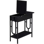 HomeStock Rectangle Metal Table Top End Table 1 -piece