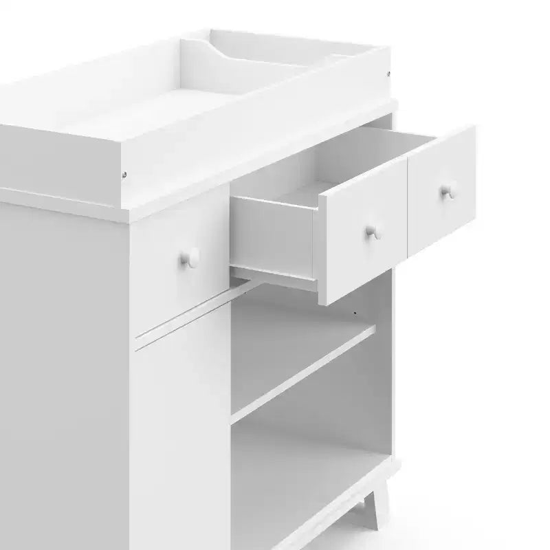 Table à langer/commode Storkcraft pour chambre d'enfant moderne