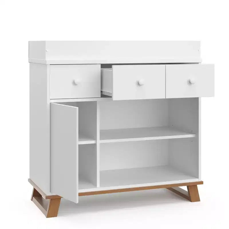 Table à langer/commode Storkcraft pour chambre d'enfant moderne