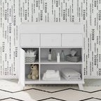 Table à langer/commode Storkcraft pour chambre d'enfant moderne