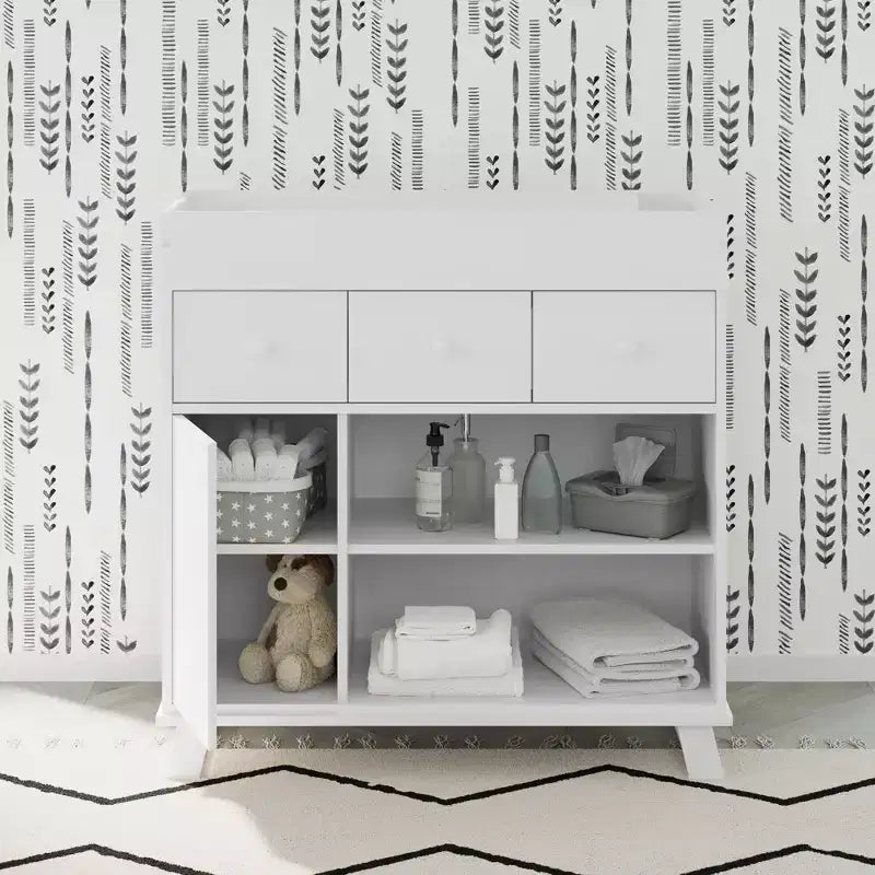 Table à langer/commode Storkcraft pour chambre d'enfant moderne