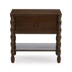 Table de chevet Jenny Lind avec 1 tiroir et étagère inférieure