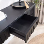 Console en bois moderne GDFStudio Camden de 59,2 pouces avec 4 tiroirs