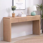 Console en bois moderne GDFStudio Camden de 59,2 pouces avec 4 tiroirs