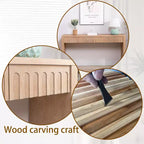 Console en bois moderne GDFStudio Camden de 59,2 pouces avec 4 tiroirs