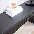 Console en bois moderne GDFStudio Camden de 59,2 pouces avec 4 tiroirs