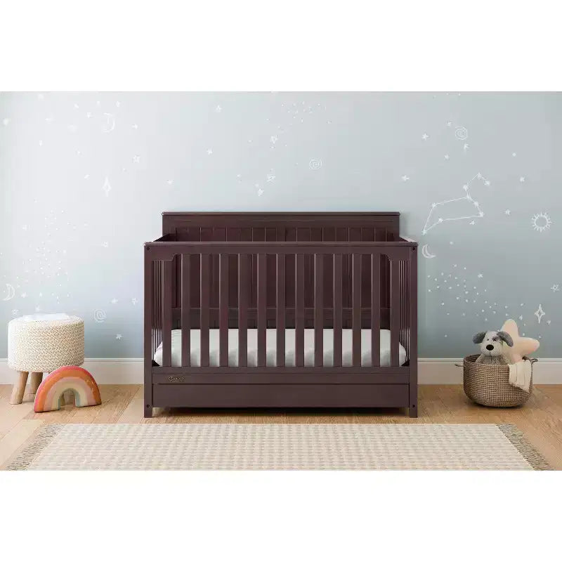 Lit de bébé convertible 5-en-1 Graco Hadley avec tiroir