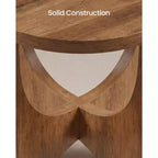 Table d'appoint VASAGLE, petite table de bout à 2 niveaux, table de chevet avec étagère inférieure pour petits espaces, salon, chambre