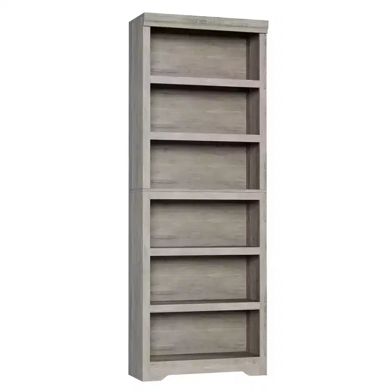 75 Étagère haute de ferme, bibliothèque ouverte à 6 niveaux avec étagères réglables, organisateur de rangement autoportant anti-basculement pour bureau à domicile et chambre
