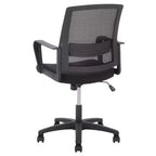 Chaise de bureau réglable Christine - Noire - SEI