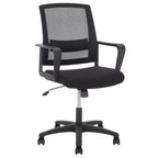 Chaise de bureau réglable Christine - Noire - SEI