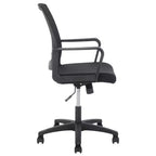 Chaise de bureau réglable Christine - Noire - SEI