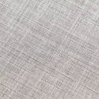 Chaise de salle à manger blanche en bois massif tapissée, H 32,7 po