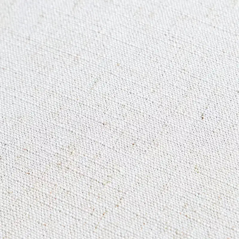 Chaise de salle à manger blanche en bois massif tapissée, H 32,7 po