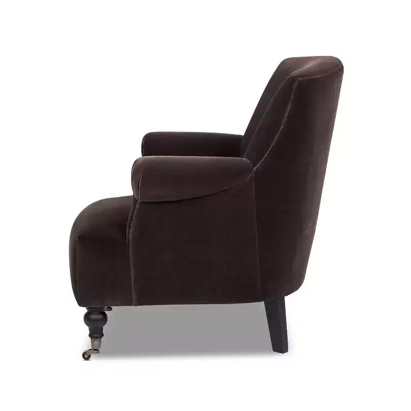 Fauteuil d'appoint Jennifer Taylor Home Eloise 30 avec accoudoirs plissés