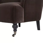 Fauteuil d'appoint Jennifer Taylor Home Eloise 30 avec accoudoirs plissés