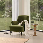Fauteuil d'appoint Jennifer Taylor Home Eloise 30 avec accoudoirs plissés