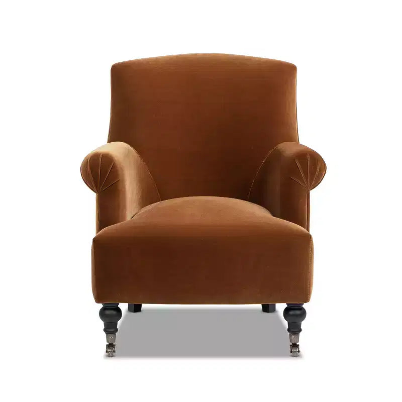 Fauteuil d'appoint Jennifer Taylor Home Eloise 30 avec accoudoirs plissés