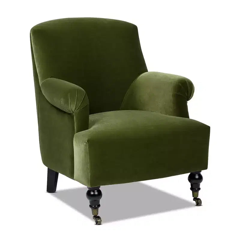 Fauteuil d'appoint Jennifer Taylor Home Eloise 30 avec accoudoirs plissés