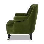 Fauteuil d'appoint Jennifer Taylor Home Eloise 30 avec accoudoirs plissés