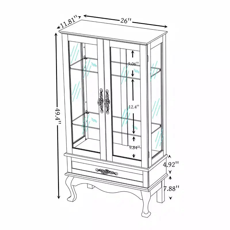 Meuble haut de cuisine MAYEERTY en bois massif, portes à fermeture amortie, étagères réglables, gain de place
