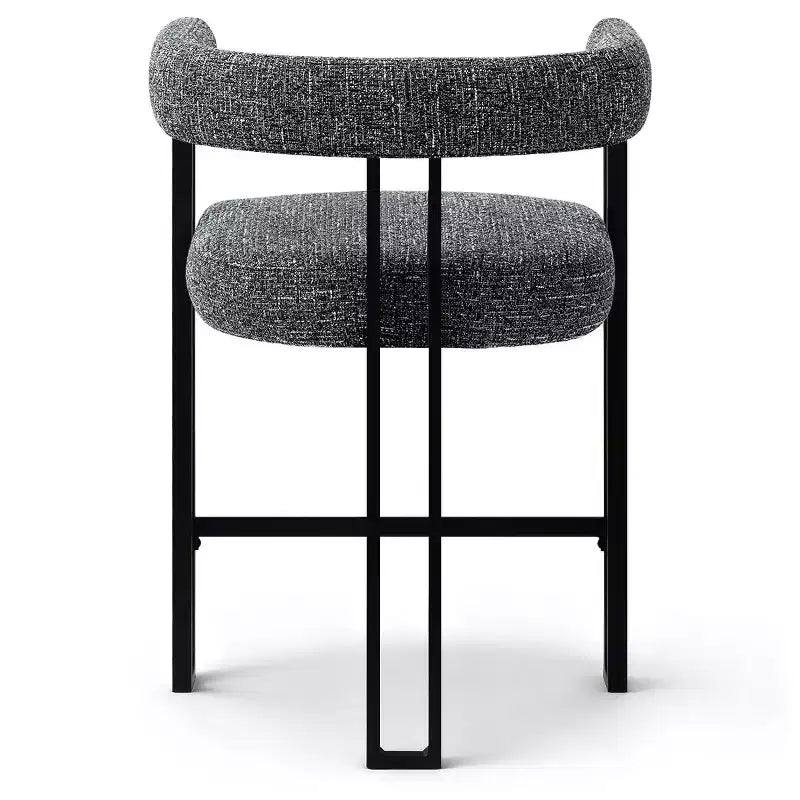 Tabourets de bar rembourrés modernes à hauteur de comptoir, tabourets de 24 pouces pour îlot de cuisine avec dossier, chaises de comptoir en tissu pour salle à manger ou bar à la maison - Panipeachy