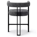 Tabourets de bar rembourrés modernes à hauteur de comptoir, tabourets de 24 pouces pour îlot de cuisine avec dossier, chaises de comptoir en tissu pour salle à manger ou bar à la maison - Panipeachy