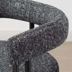 Tabourets de bar rembourrés modernes à hauteur de comptoir, tabourets de 24 pouces pour îlot de cuisine avec dossier, chaises de comptoir en tissu pour salle à manger ou bar à la maison - Panipeachy