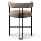 Tabourets de bar rembourrés modernes à hauteur de comptoir, tabourets de 24 pouces pour îlot de cuisine avec dossier, chaises de comptoir en tissu pour salle à manger ou bar à la maison - Panipeachy