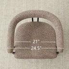 Tabourets de bar rembourrés modernes à hauteur de comptoir, tabourets de 24 pouces pour îlot de cuisine avec dossier, chaises de comptoir en tissu pour salle à manger ou bar à la maison - Panipeachy