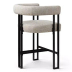 Tabourets de bar rembourrés modernes à hauteur de comptoir, tabourets de 24 pouces pour îlot de cuisine avec dossier, chaises de comptoir en tissu pour salle à manger ou bar à la maison - Panipeachy