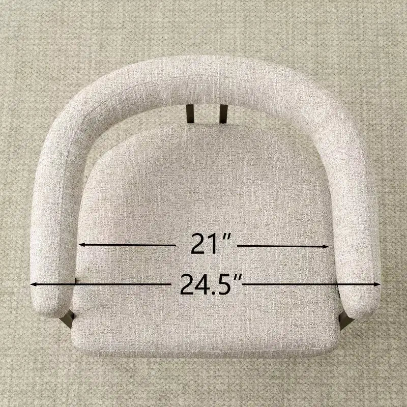 Tabourets de bar rembourrés modernes à hauteur de comptoir, tabourets de 24 pouces pour îlot de cuisine avec dossier, chaises de comptoir en tissu pour salle à manger ou bar à la maison - Panipeachy