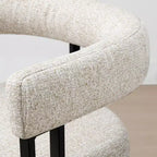 Tabourets de bar rembourrés modernes à hauteur de comptoir, tabourets de 24 pouces pour îlot de cuisine avec dossier, chaises de comptoir en tissu pour salle à manger ou bar à la maison - Panipeachy