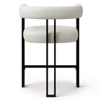 Tabourets de bar rembourrés modernes à hauteur de comptoir, tabourets de 24 pouces pour îlot de cuisine avec dossier, chaises de comptoir en tissu pour salle à manger ou bar à la maison - Panipeachy