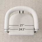 Tabourets de bar rembourrés modernes à hauteur de comptoir, tabourets de 24 pouces pour îlot de cuisine avec dossier, chaises de comptoir en tissu pour salle à manger ou bar à la maison - Panipeachy
