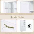 Christopher Knight Home Thorn Armoire de salle de bain de 172 cm avec 2 paniers à linge inclinables, 1 porte et étagères réglables