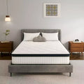 12 in. Hybrid Mattress with Pocket Springs & Comfort Foam, Breathable Knitted Cover, Medium Firm Support  Queen