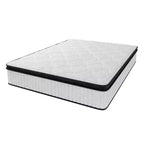 Matelas hybride 12 po avec ressorts ensachés et mousse confort, housse en tricot respirant, soutien mi-ferme Grand lit